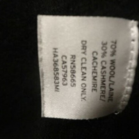 HALOGEN Rib Knit Wool & Cashmere Long Open Front - Picture 3 of 5